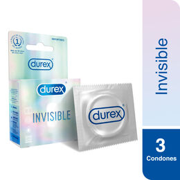 Preservativos Durex Invisible 3 Unidades