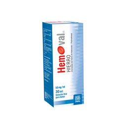 Product image of Hemoval Hierro 50mg/ml Oral Gotas 30ml