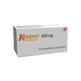 Product image of Keppra (R) Levetiracetam 500mg 60 Comprimidos Recubiertos