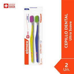 Cepillo de Dientes Ultrasuave 2 Unidades - Elmex