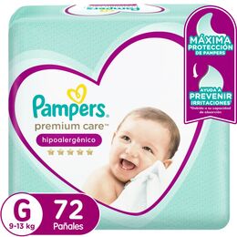 Product image of Pañales Desechables Pampers Premium Care G 72 Unidades