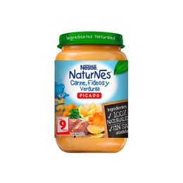 Picado Naturnes Carne, Fideos y Verduras 215g