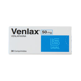 Venlax Venlafaxina 50mg 30 Comprimidos