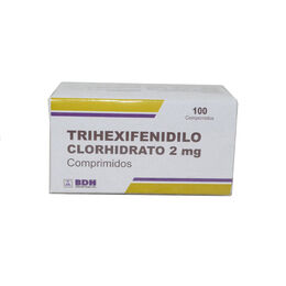 Product image of Trihexifenidilo 2mg 100 Comprimidos