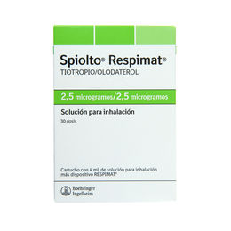 Spiolto Respimat Tiotropio / Olodaterol 2.5/2.5 Inhalación 30 Dosis