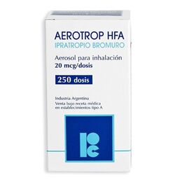 Product image of Aerotrop Ipratropio Bromuro 20mcg Inhalación 250 Dosis