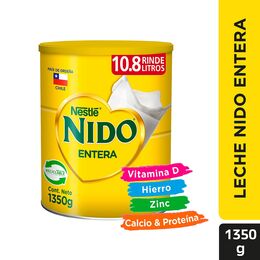 Leche en Polvo Nestlé Nido Entera 1350g