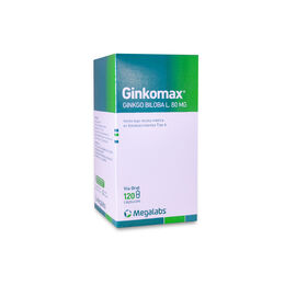 Ginkgo Max Ginkgo Biloba 80mg 120 Cápsulas - Ginko max