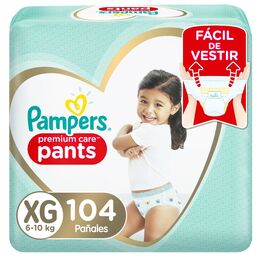 Pañales Pampers Pants Talla XG 104 Unidades