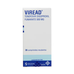 Viread (R) Tenofovir 300mg 30 Comprimidos Recubiertos