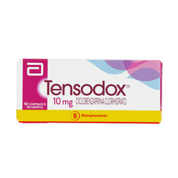 Tensodox (B) Ciclobenzaprina 10mg 10 Comprimidos Recubiertos