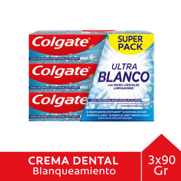 Product image of Pasta Dental Ultra Blanco 90g 3 Unidades - Colgate