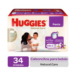 Pants Huggies Natural Care XXG 34 Unidades