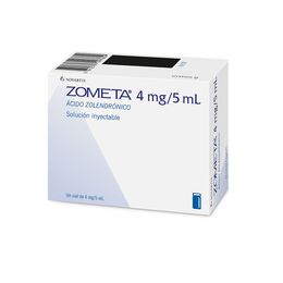 Zometa Ácido Zoledrónico 4mg/5ml Inyectable 1 Ampolla