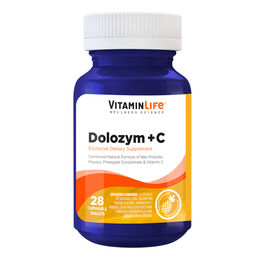 Product image of VitaminLife Dolozym + C 28 Comprimidos Masticables