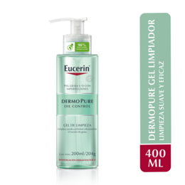 Eucerin Gel Limpiador Facial Dermopure Piel Grasa y/o Con Tendencia Acnéica 400ml