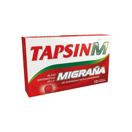 Tapsí­n M 10 Comprimidos Recubiertos - Tapsin m