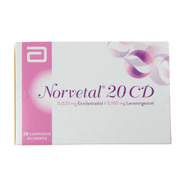 Norvetal 20 CD 28 Comprimidos Recubiertos