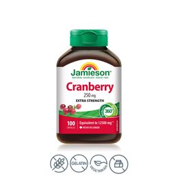 Cranberry 250mg Arándano 100 Cápsulas - Jamieson