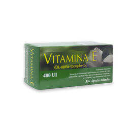 Vitamina E 400UI 30 Cápsulas Blandas