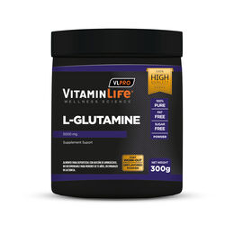 VitaminLife L-Glutamina en Polvo para Deportistas 300g