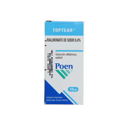 Product image of Toptear Hialuronato Sódico 0.4% Solución Oftálmica 10ml