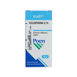 Ilast Ciclosporina 0.1% Solución Oftálmica 5ml