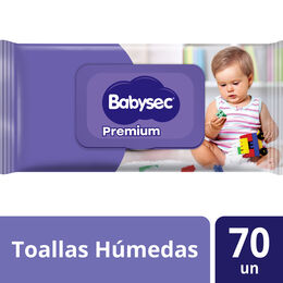 Toallitas Húmedas Babysec Premium 70 Unidades