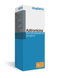 Azitromicina 200mg/5ml Polvo Solución Oral 15ml