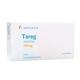 Tareg (R) Valsartán 160mg 56 Comprimidos Recubiertos