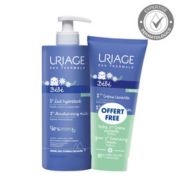 Product image of Pack 1ra Leche Hidratante 500ml y 1ra Crema Lavante 200ml - Uriage