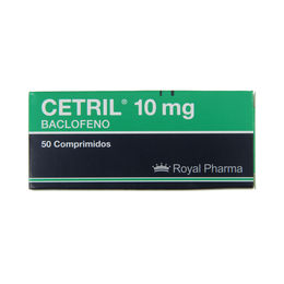 Cetril Baclofeno 10mg 50 Comprimidos