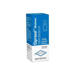 Ciproval Ciprofloxacino 0.3% Ungüento Oftálmico 3.5g