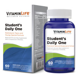 VitaminLife Multivitamínico Students Daily One 60 Cápsulas