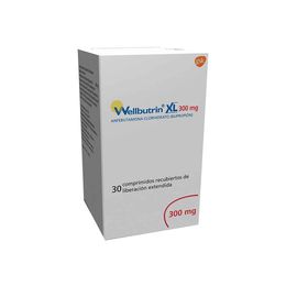 Wellbutrin XL Anfebutamona 300mg 30 Comprimidos Prolongados