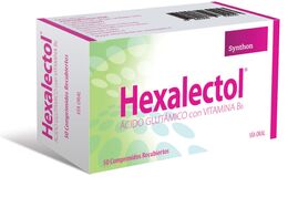 Product image of Hexalectol Ácido Glutámico / Vitamina B6 50 Comprimidos Recubiertos