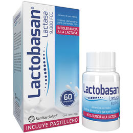 Product image of Lactobasan 9000 FCC Lactasa 60 Comprimidos