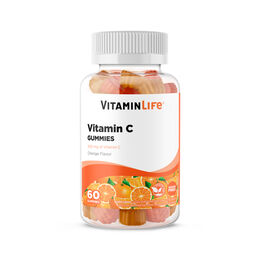 VitaminLife Vitamin C 500mg en Gomitas Sabor Naranja 60 Gummies