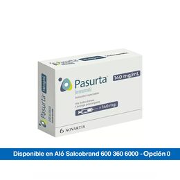 Pasurta Erenumab 140mg/ml Inyectable 1 Jeringa Prellenada