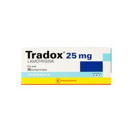 Product image of Tradox (B) Lamotrigina 25mg 30 Comprimidos