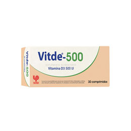 Complemento Alimentario Vitamina D 500 30 Comprimidos. - Vitde