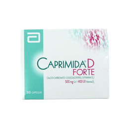 Caprimida D Forte Calcio/Vitamina D3 30 Cápsulas