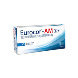 Eurocor-AM Bisoprolol / Amlodipino 5/5 35 Comprimidos Recubiertos - Eurocor am