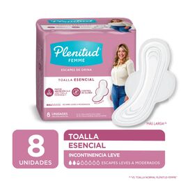 Toalla Plenitud Femme Esencial 8 Unidades