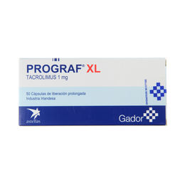 Prograf XL (R) Tacrolimus 1mg 50 Cápsulas