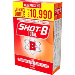 Shot-B Total Megapack 60 Cápsulas