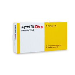 Tegretal CR (R) Carbamazepina 400mg 20 Comprimidos