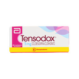 Tensodox (B) Ciclobenzaprina 5mg 20 Comprimidos Recubiertos