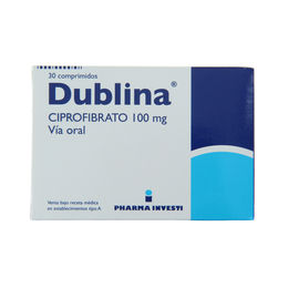 Dublina Ciprofibrato 100mg 30 Comprimidos