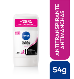 Product image of Nivea Barra Black&White Clear Femenino 54g